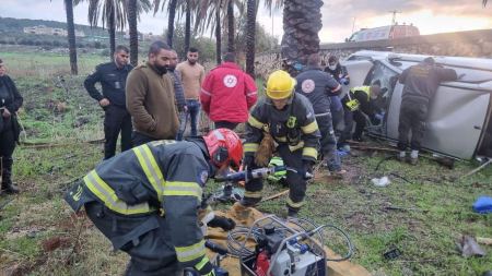 حادث طرق في طمرة الزعبية يسفر عن إصابة خطيرة